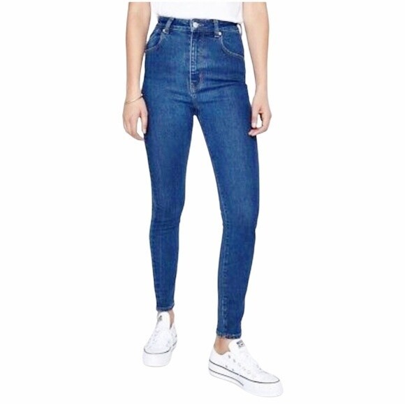 Rolla’s Jeans East Coast Skinny Ultra High Rise Ankle Highway Blue Size 26 | 2 - Picture 3 of 14